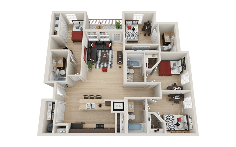 4x4 high view